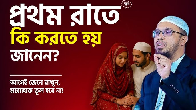 বাসর রাতে স্বামী-স্ত্রীর প্রথম কি করা উচিত