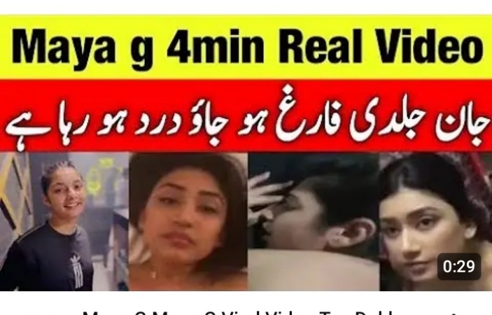 Maya G viral video 100% real video Maya g 