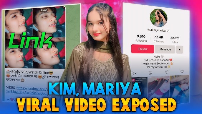 Kim Mariya Viral Scandal Link Video Clips , Kim Mariya Original Viral Video Download