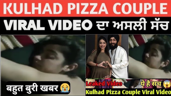 Kulhad Pizza Viral Couple Viral Video , Watch Kulhad Pizza Viral Couple Viral Video Link