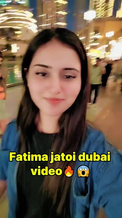 Fatima Jatoi Dubai Viral Video , Tiktok Star Fatima Jatoi Viral Video Download